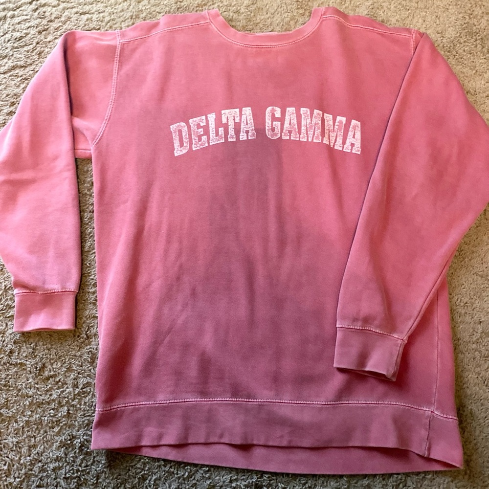 DELTA GAMMA CREWNECK SWEATSHIRT size Large